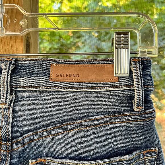 GRLFRND Karolina High Rise Jeans In Cross Your Mind Size 25. - Picture 9 of 12